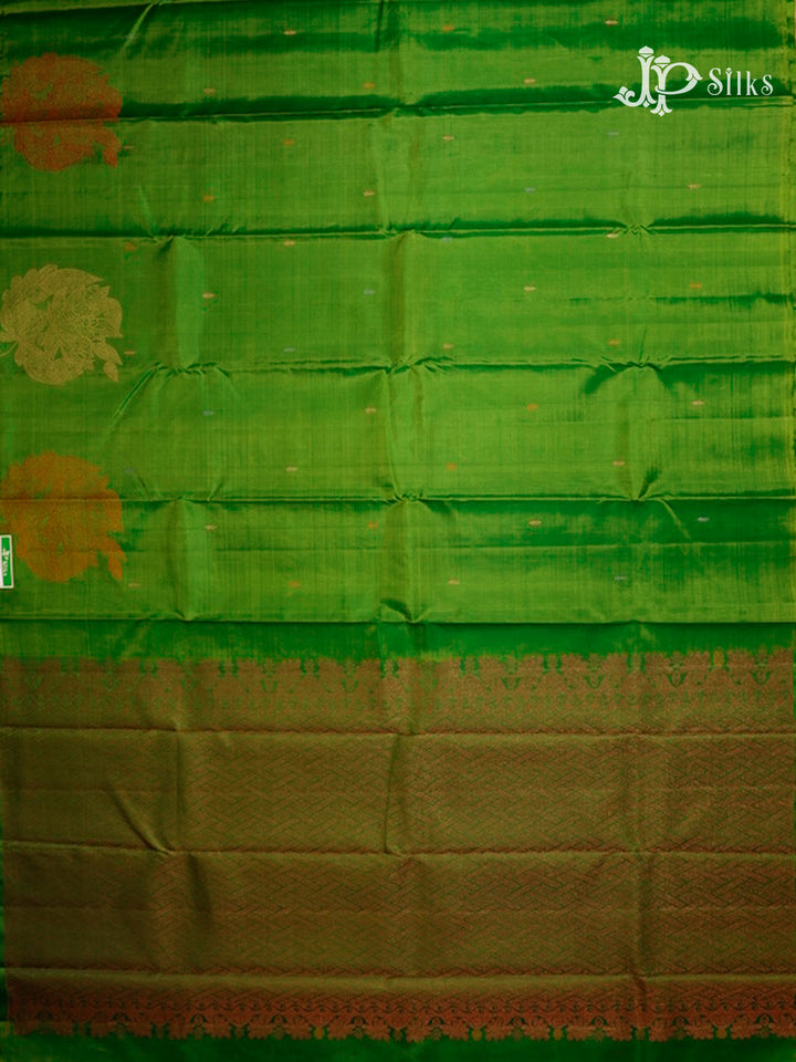 light green Kanchipuram Silk Saree - A12940-view5