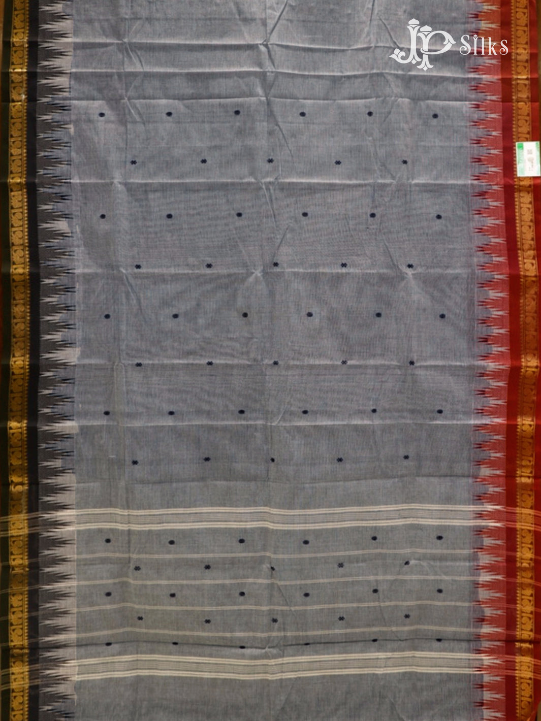 Grey Theni Cotton Saree - G746-view2