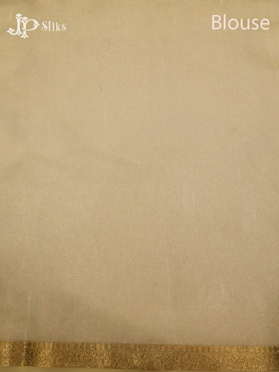 Off-White Linen Tissue Saree - G603-view5