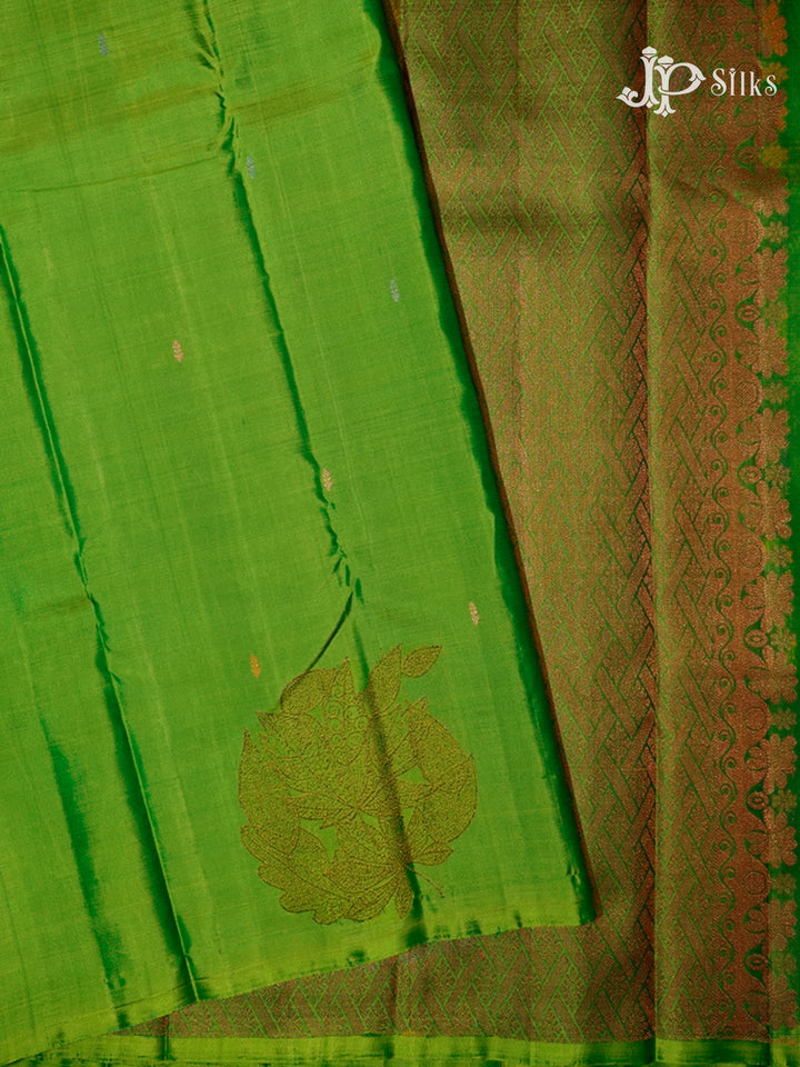 light green Kanchipuram Silk Saree - A12940-view2