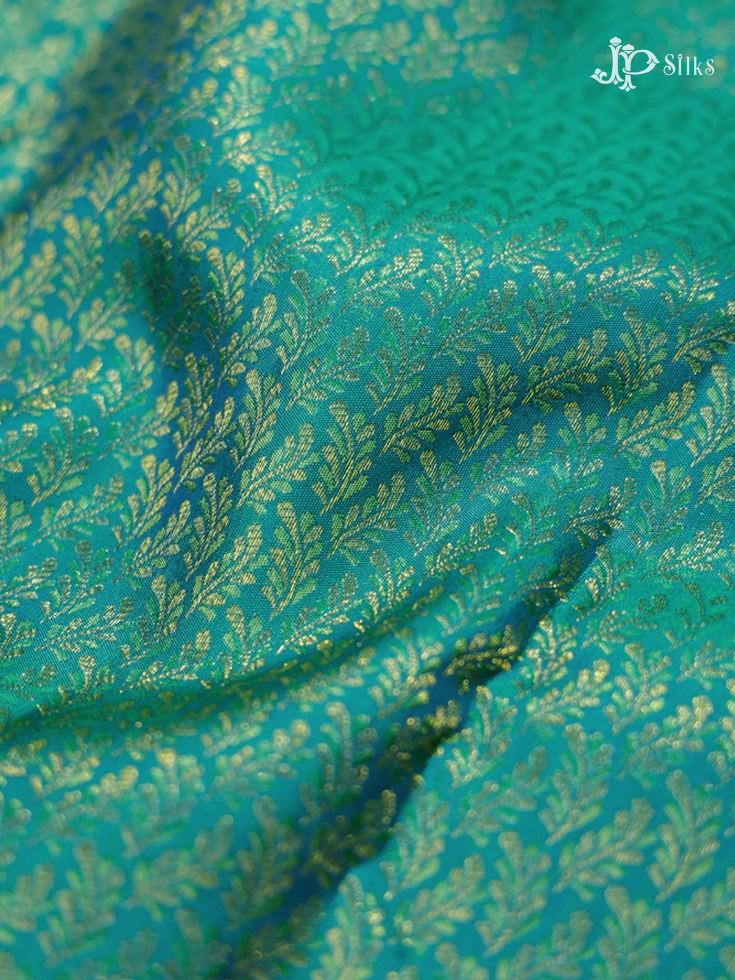 Peacock Green & Purple Kanchipuram Silk Saree - D7925-view3