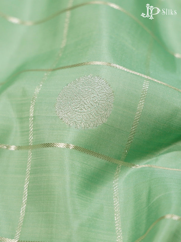 Pastel Green Kanchipuram Silk Saree - G832-view4