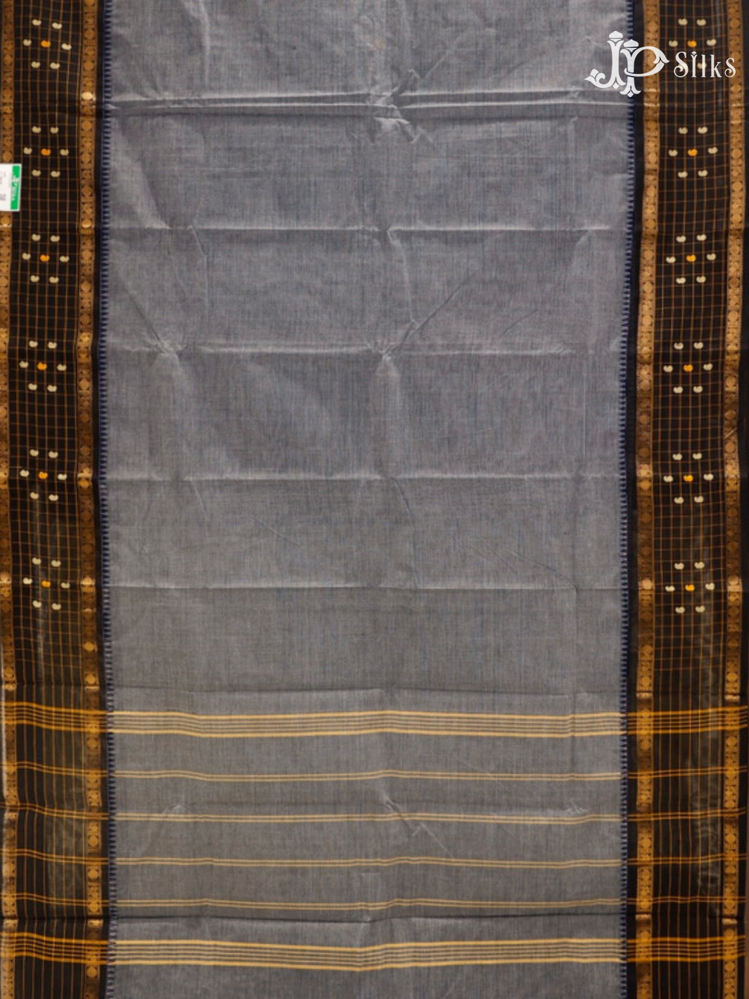 Grey Theni Cotton Saree- view2