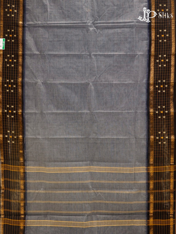 Grey Theni Cotton Saree- view2
