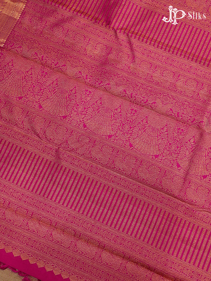 Pink Bridal Kanchipuram Pure Silk Saree - G208