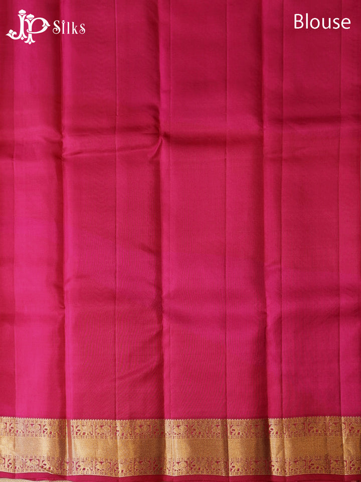 Baby Pink & Rani Pink Pure Silk Mix Saree - G928