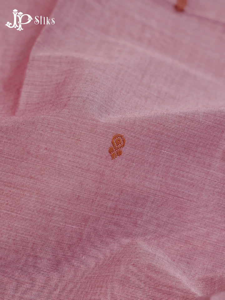 Onion Pink Theni Cotton Saree - G899