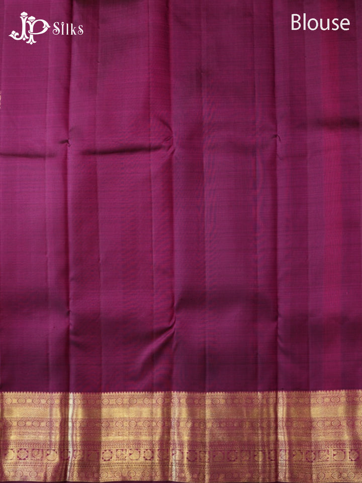 Wine Kanchipuram Silk Saree - G41