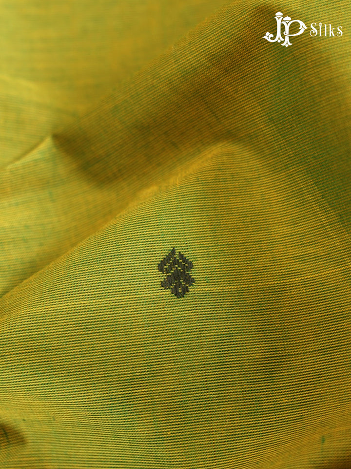 Olive Green Theni Cotton Saree - G878