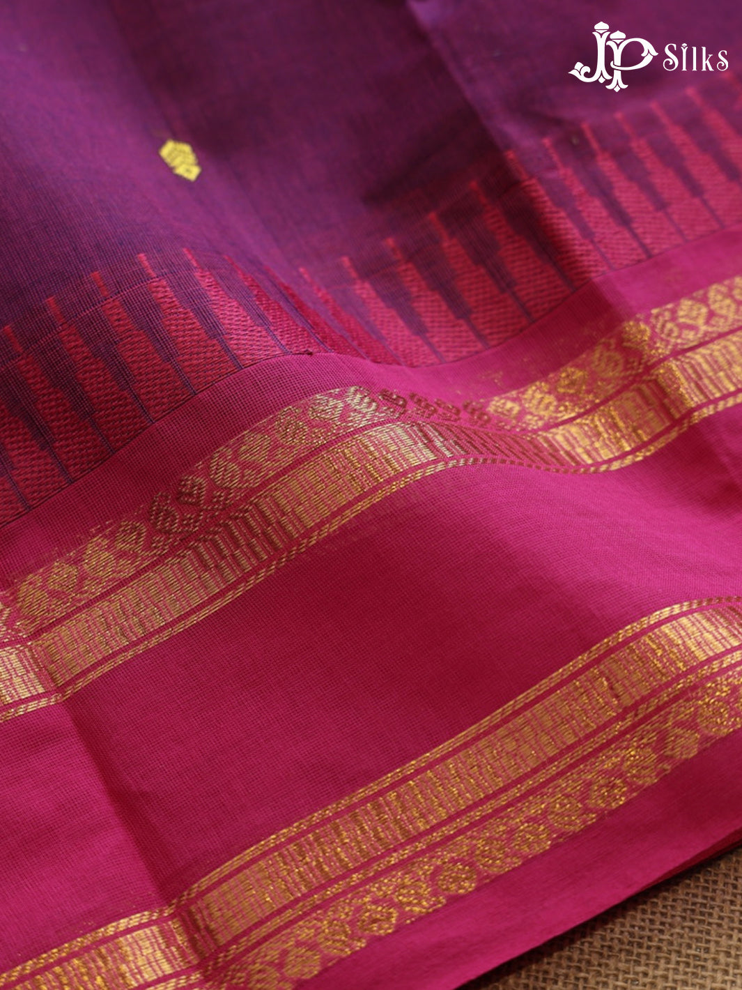 Grape Purple Theni Cotton Saree - G891