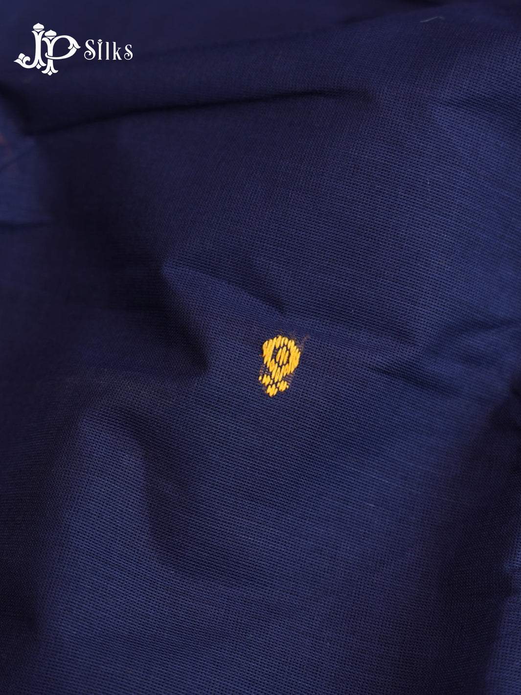 Dark Navy Theni Cotton Saree - G886 - view 3