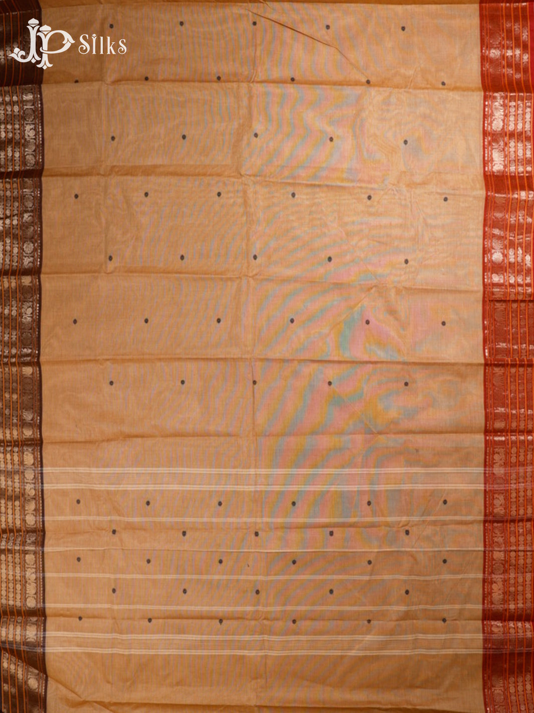 Light Brown Theni Cotton Saree - G412 “View5”