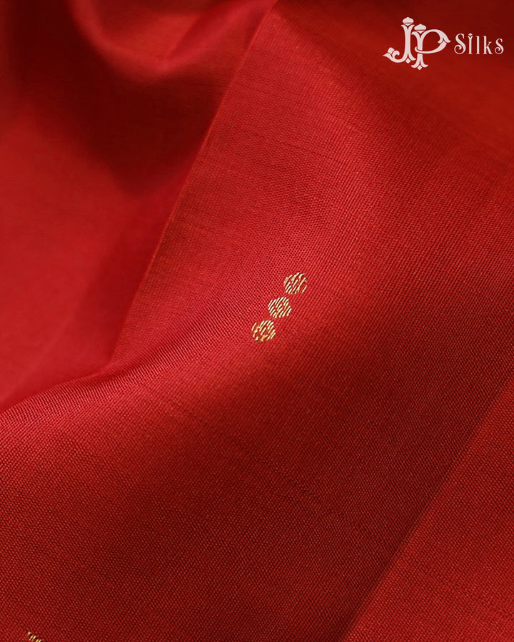 Red Kanchipuram 2G Zari Silk Saree - G867