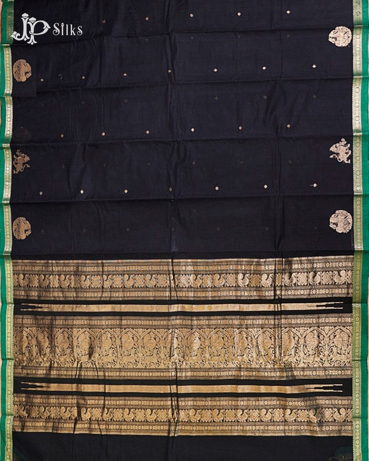 Black & green Kanchi Cotton H27