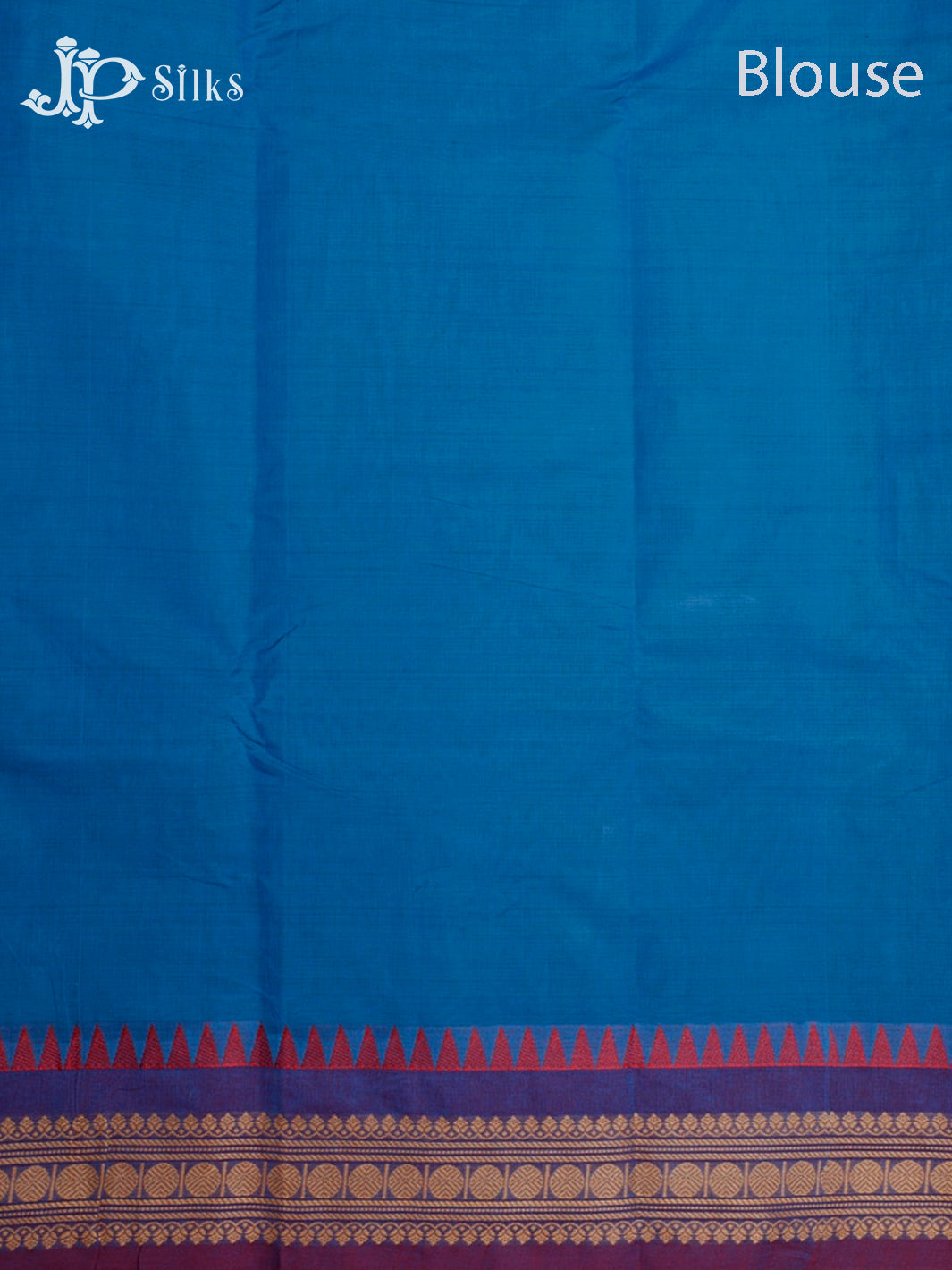 Blue & Light Purple Theni Cotton Saree - G748