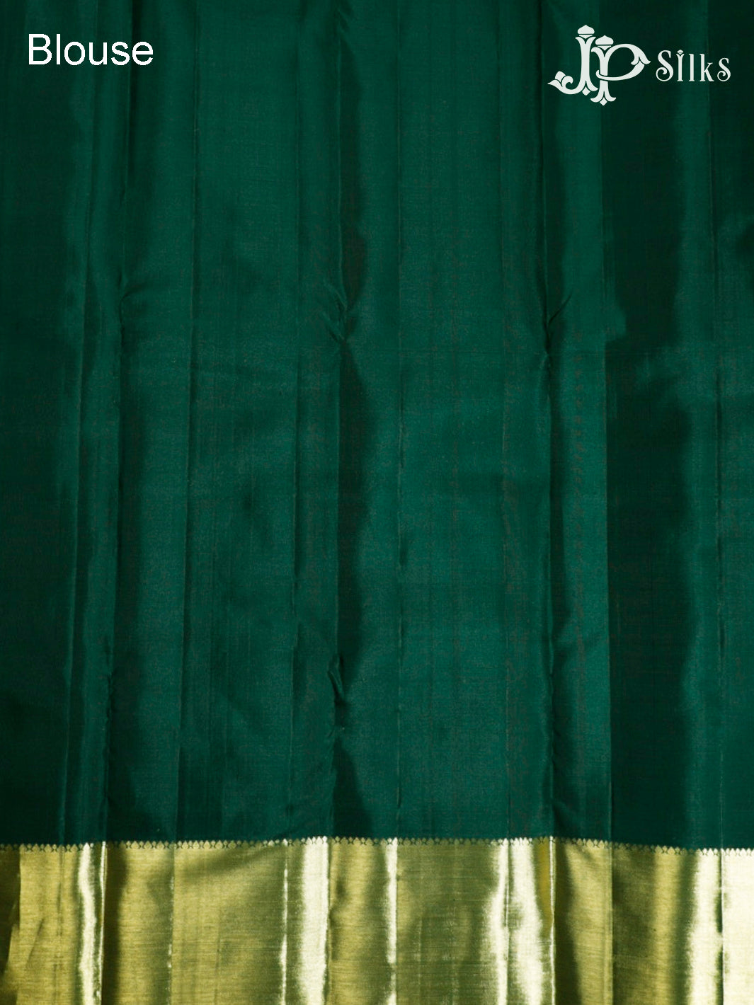 Bottle Green Kanchipuram Silk Saree -  G380 “View6”