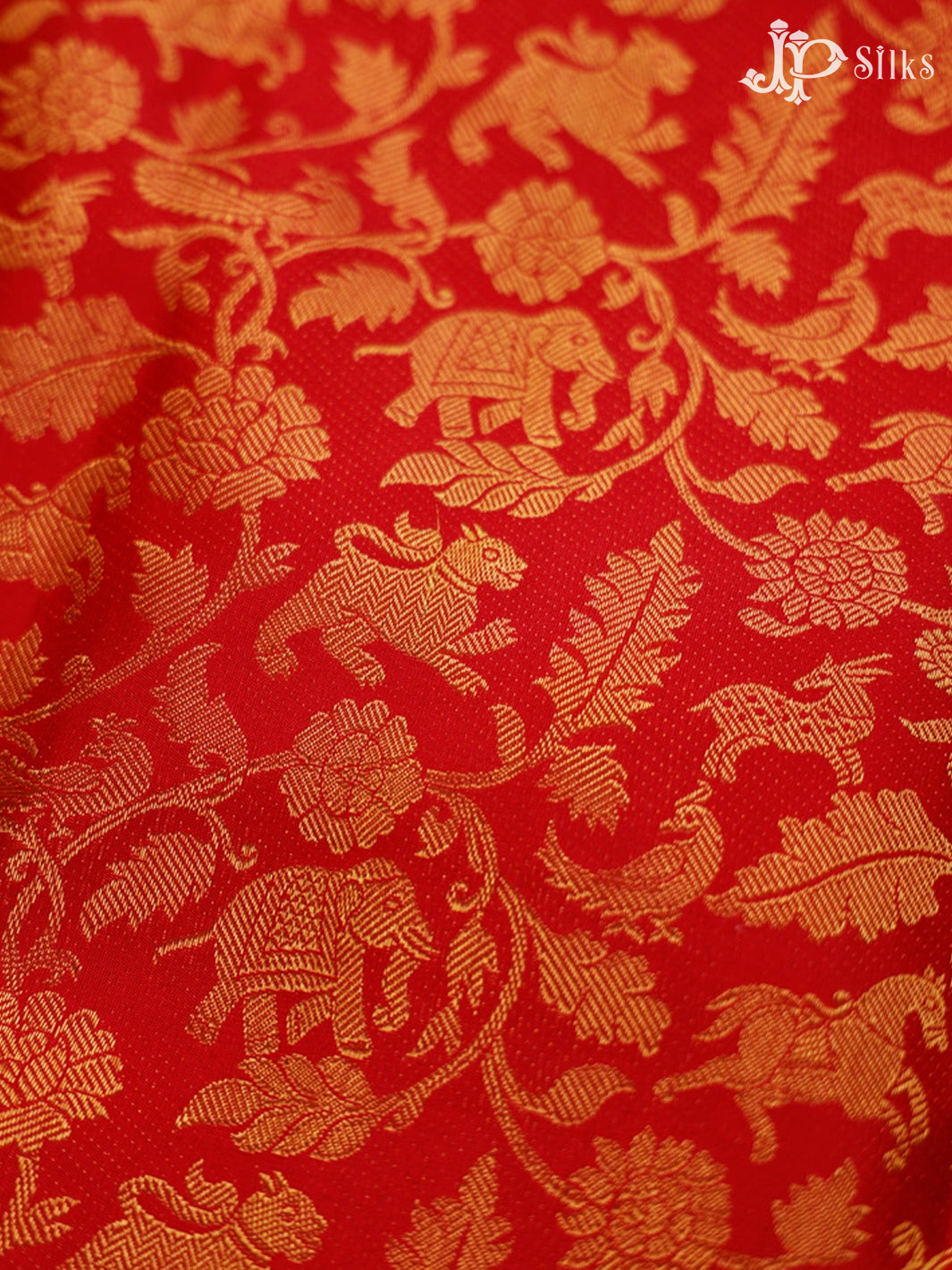 Red Bridal Kanchipuram Silk Saree - G214