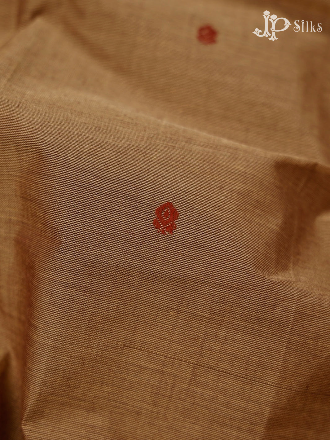 Pastel Brown, Maroon And Black Theni Cotton Saree - G98