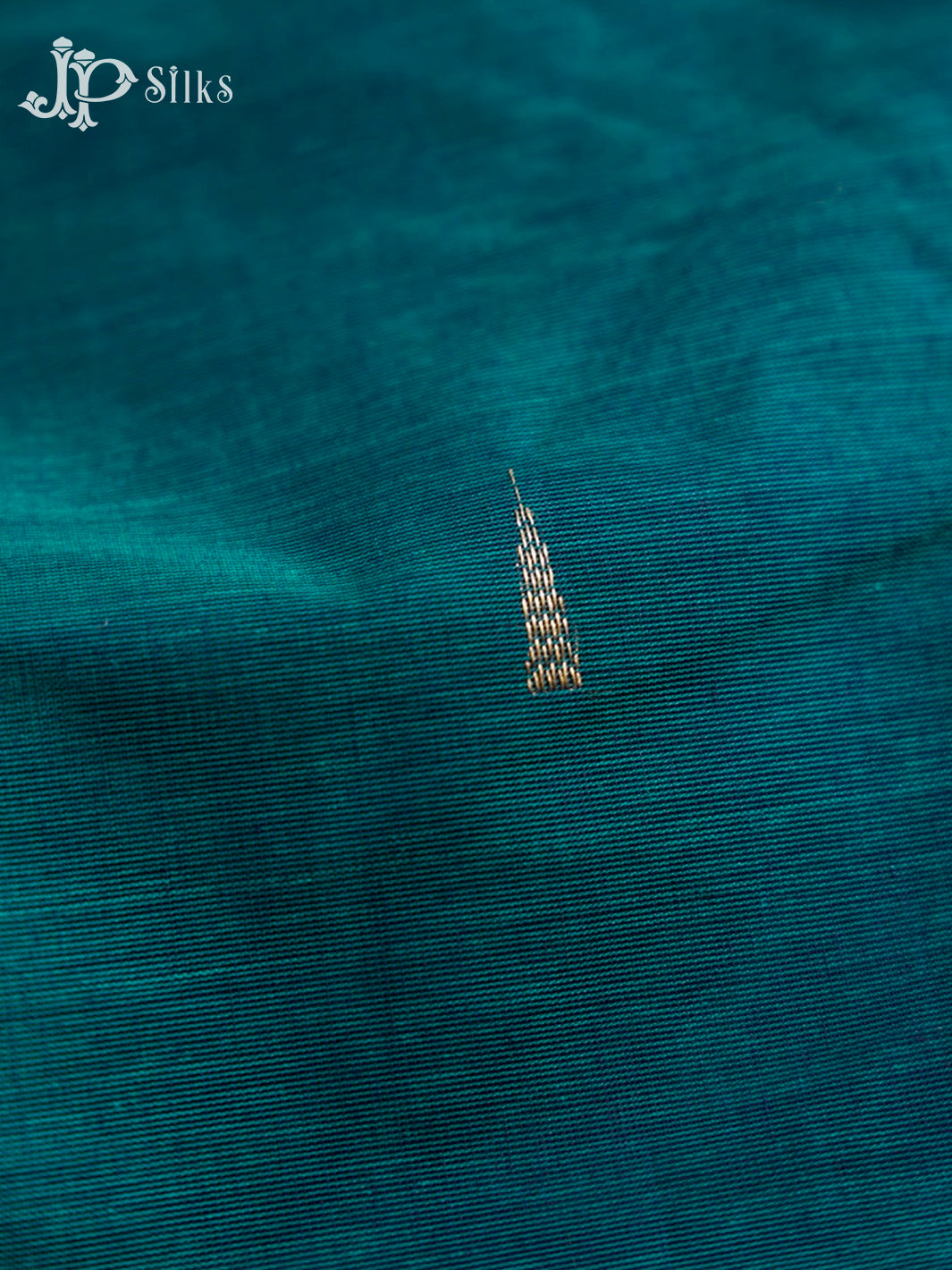 dark teal blue Kanchi Cotton Saree H28