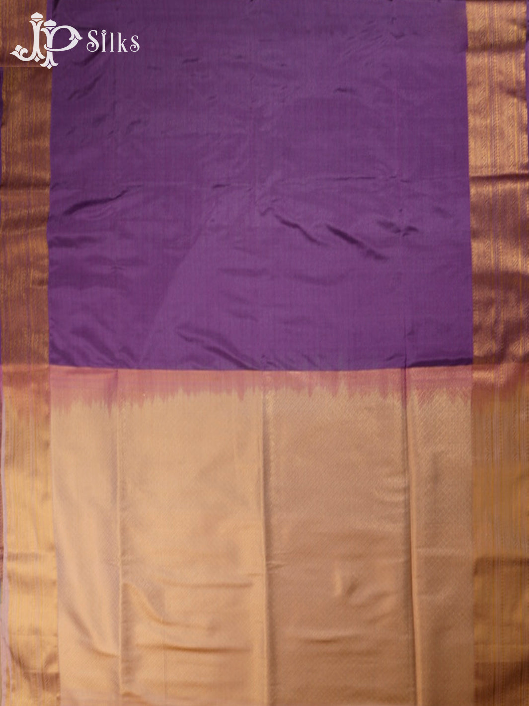 Dark Lavender & Beige Semi Soft Silk Saree - F3539-view5