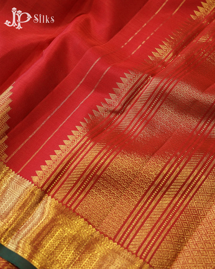 Red Kanchipuram 2G Zari Silk Saree - G867