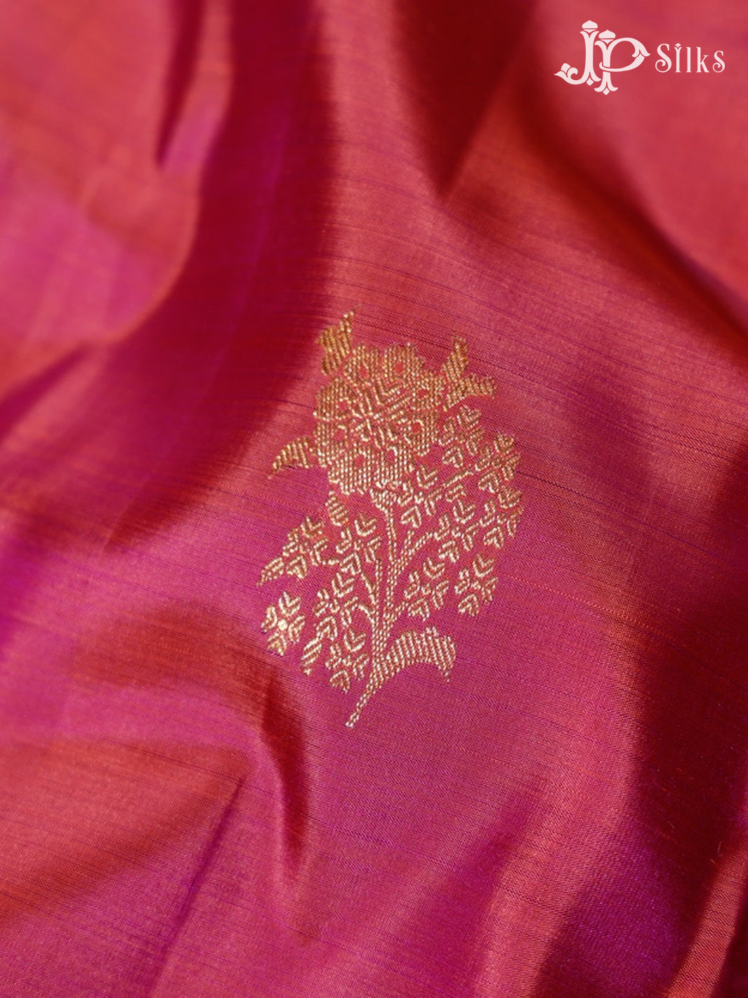 Dual Shade of Pink and Deep Purple Kanchipuram Silk Saree - G362 “View6”