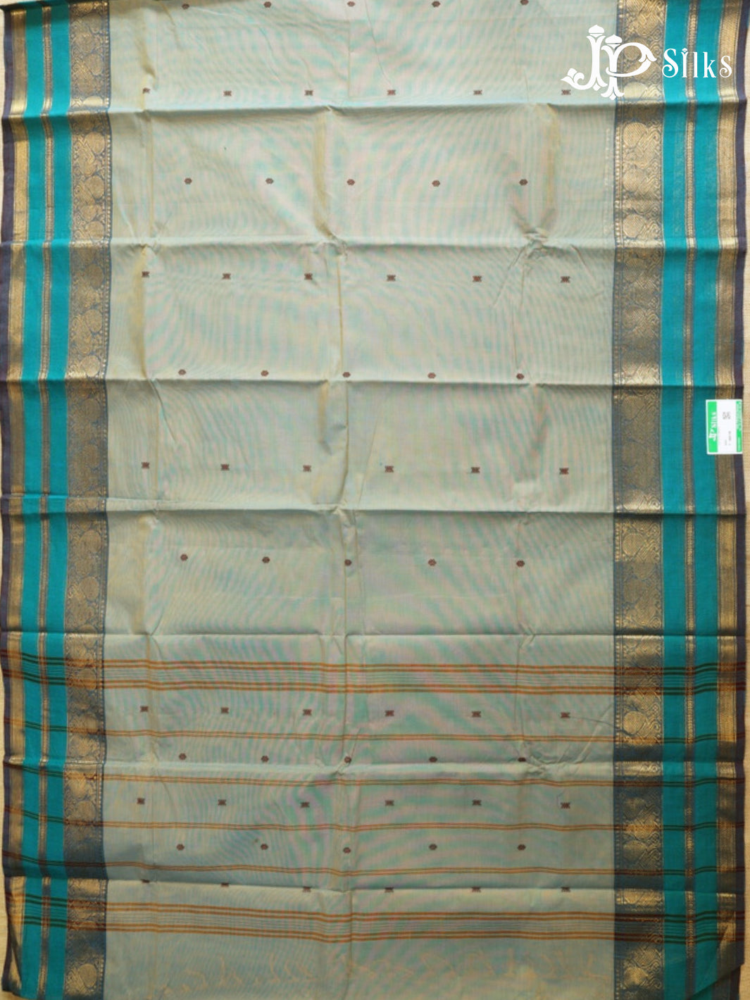 Calm Green Theni Cotton Saree -G893