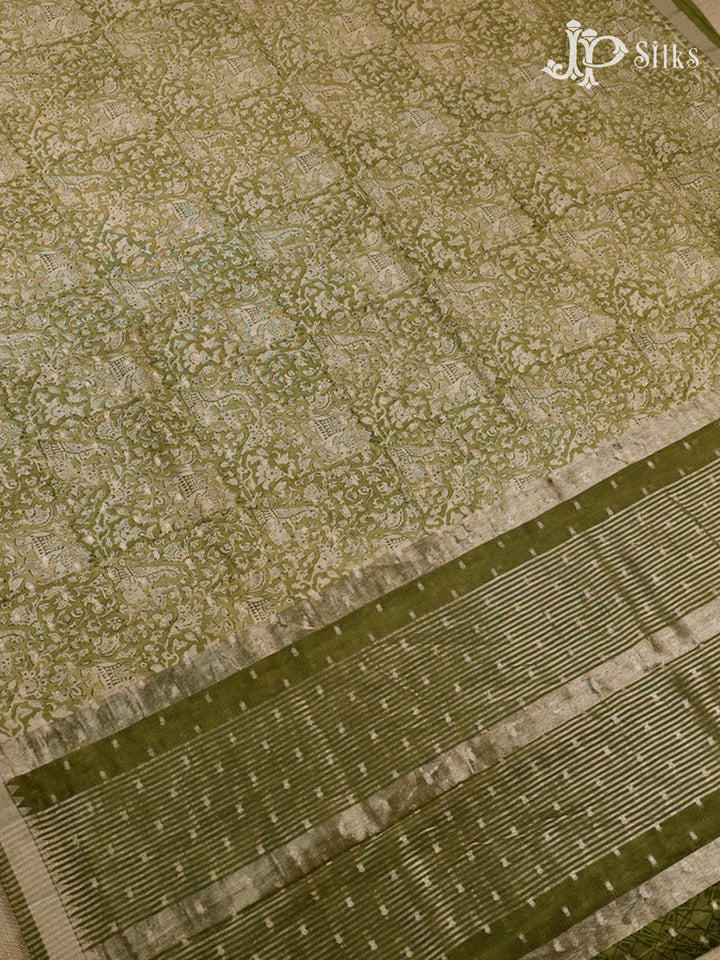 Light Green Semi Tussar Saree - G33