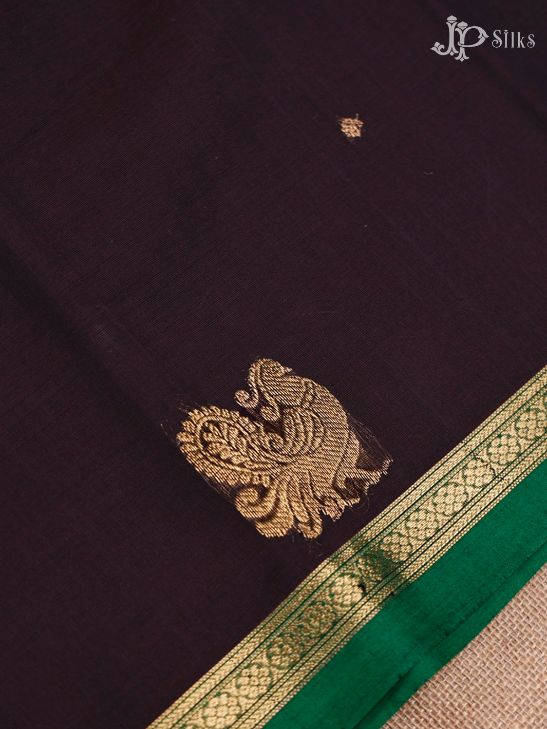 Raisin Black Kanchi Cotton Saree - G50