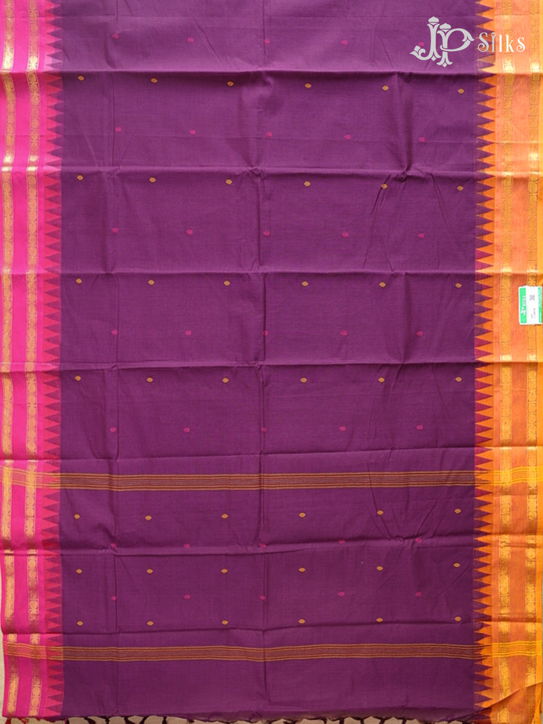 Grape Purple Theni Cotton Saree - G888