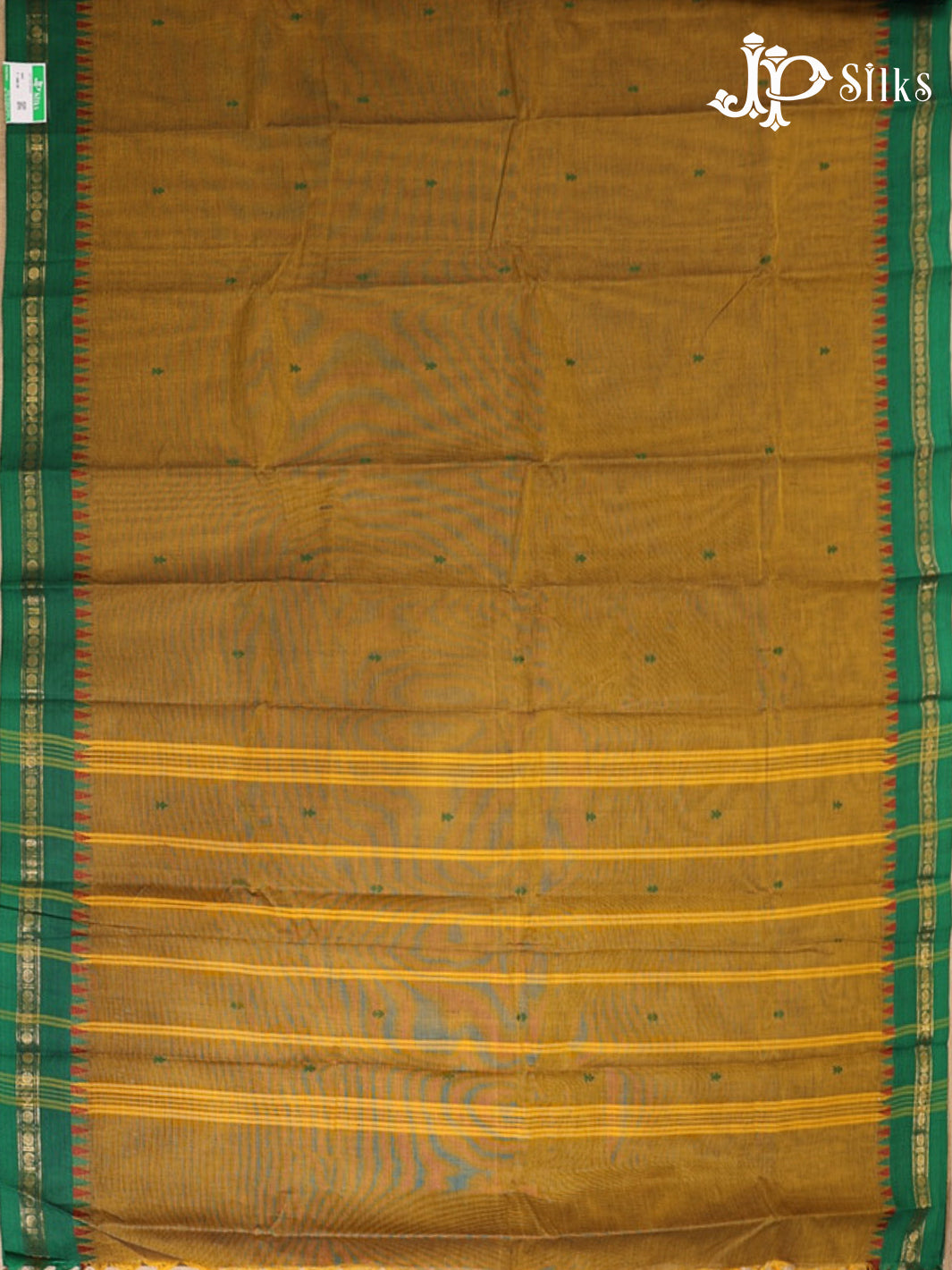 Mustard Theni Cotton Saree - G895