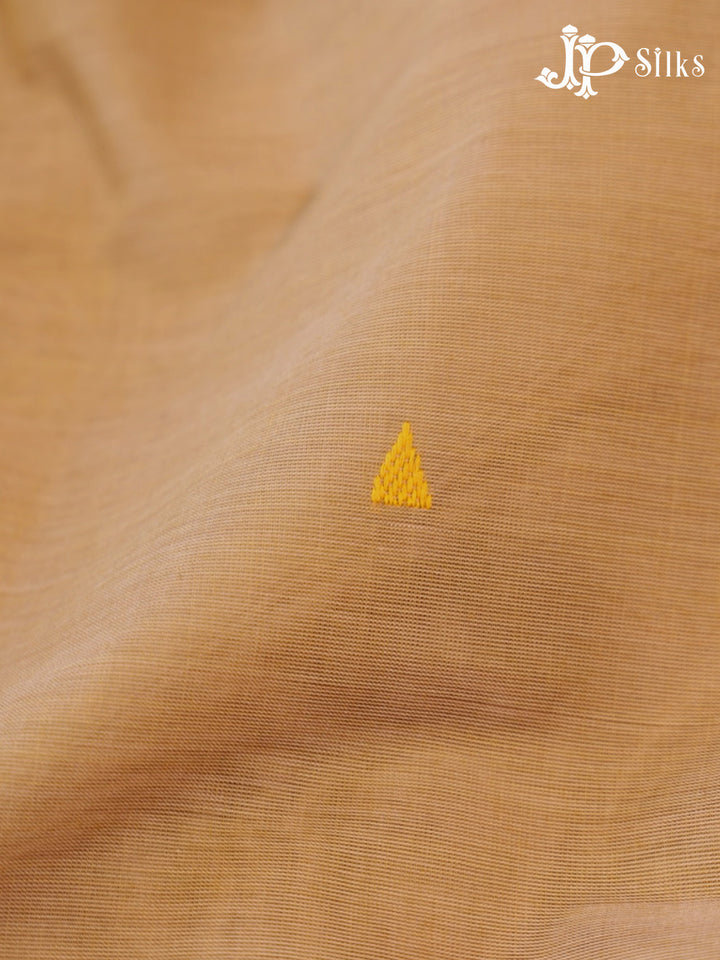 Beige Theni Cotton Saree - G890