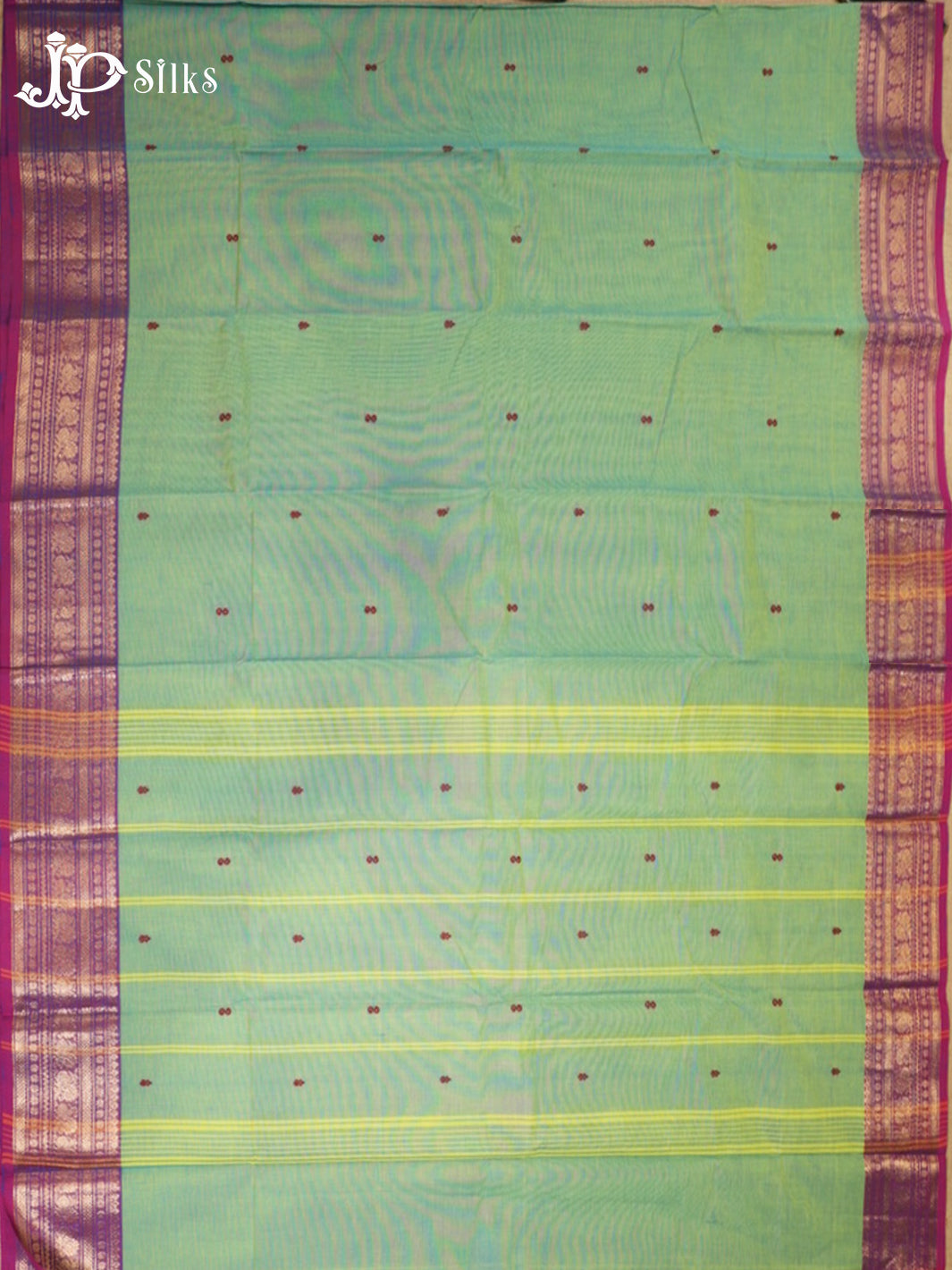 Light Green Theni Cotton Saree - G901