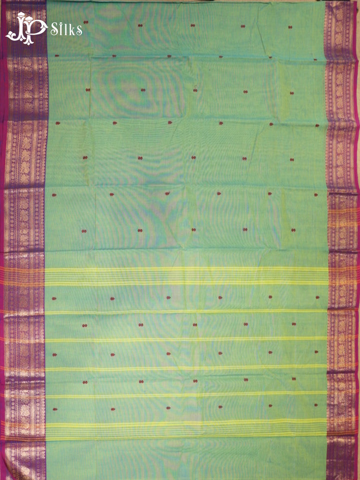 Light Green Theni Cotton Saree - G901