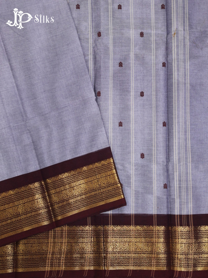 Grey Theni Cotton Saree - G894