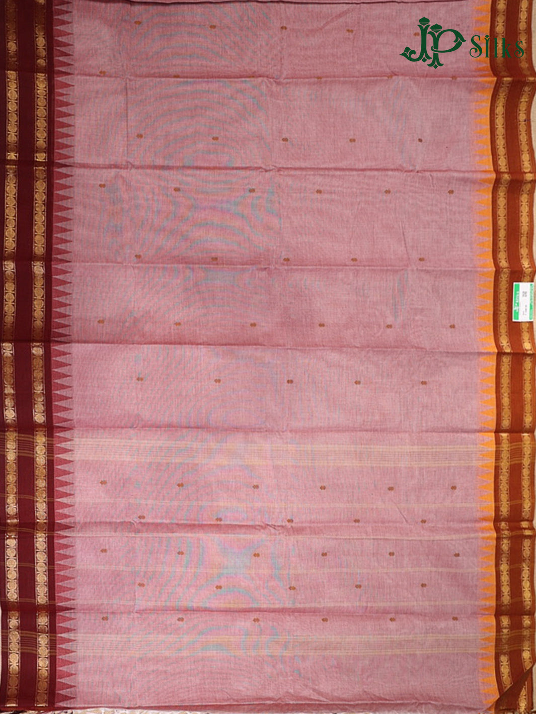 Onion Pink Theni Cotton Saree - G899