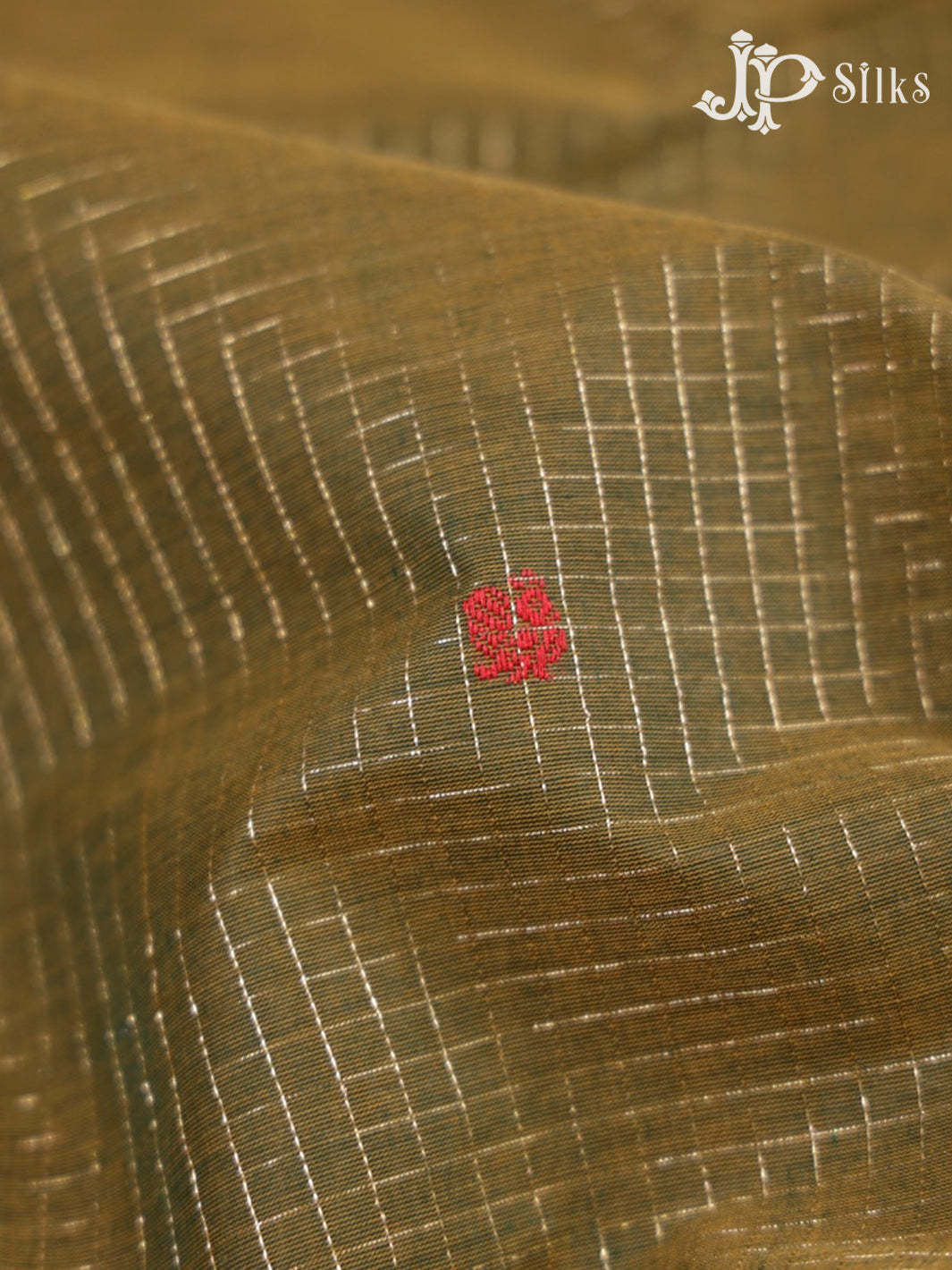 Olive Green Kanchi Cotton Saree - D9770-view3