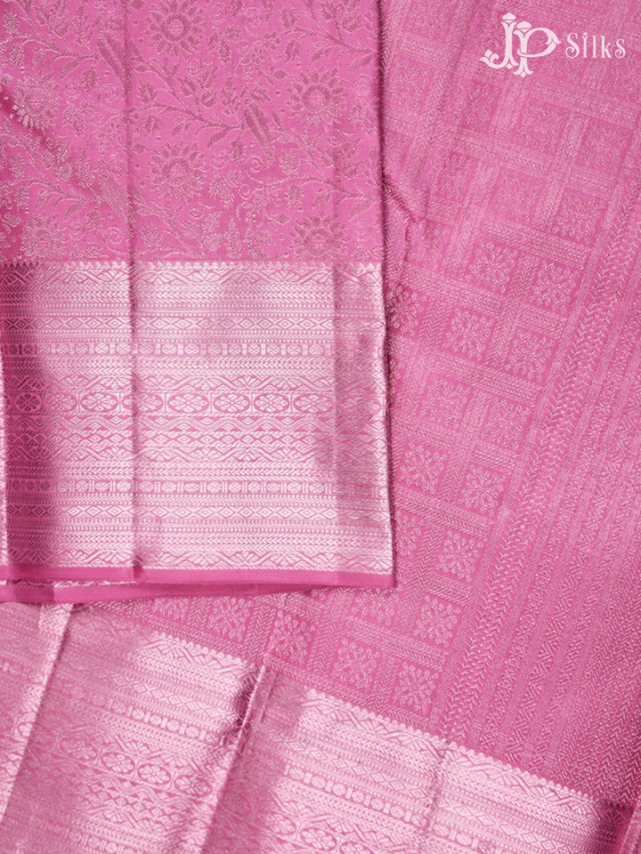 Pink Bridal Kanchipuram Silk Saree - G211