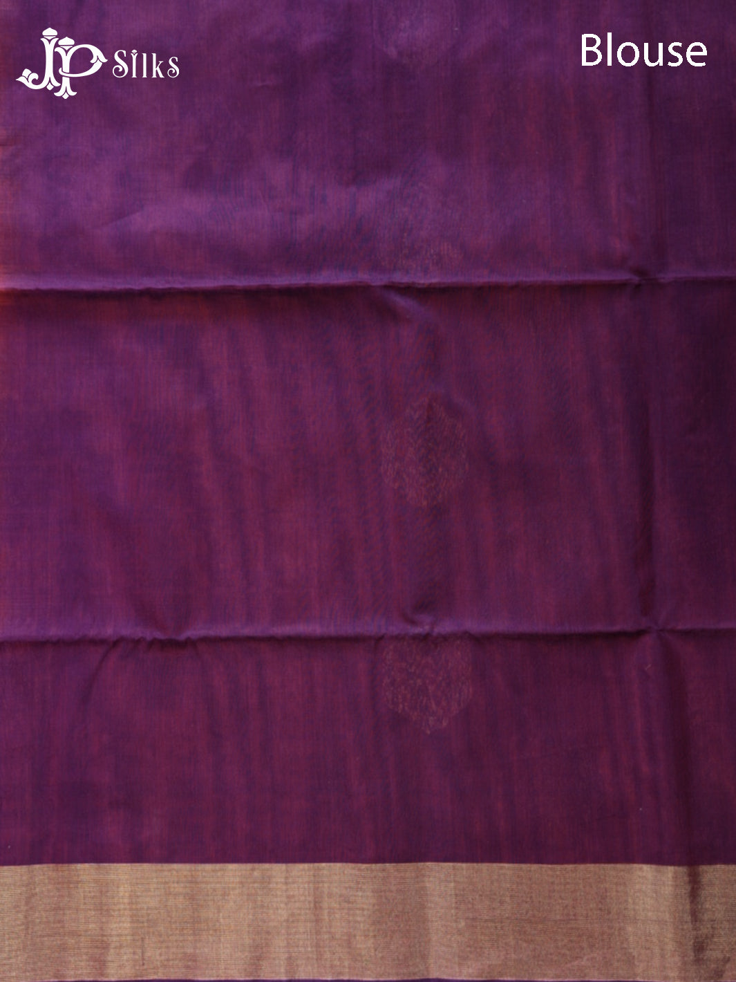 Puce Red and Deep Violet Kora Cotton Saree - G910