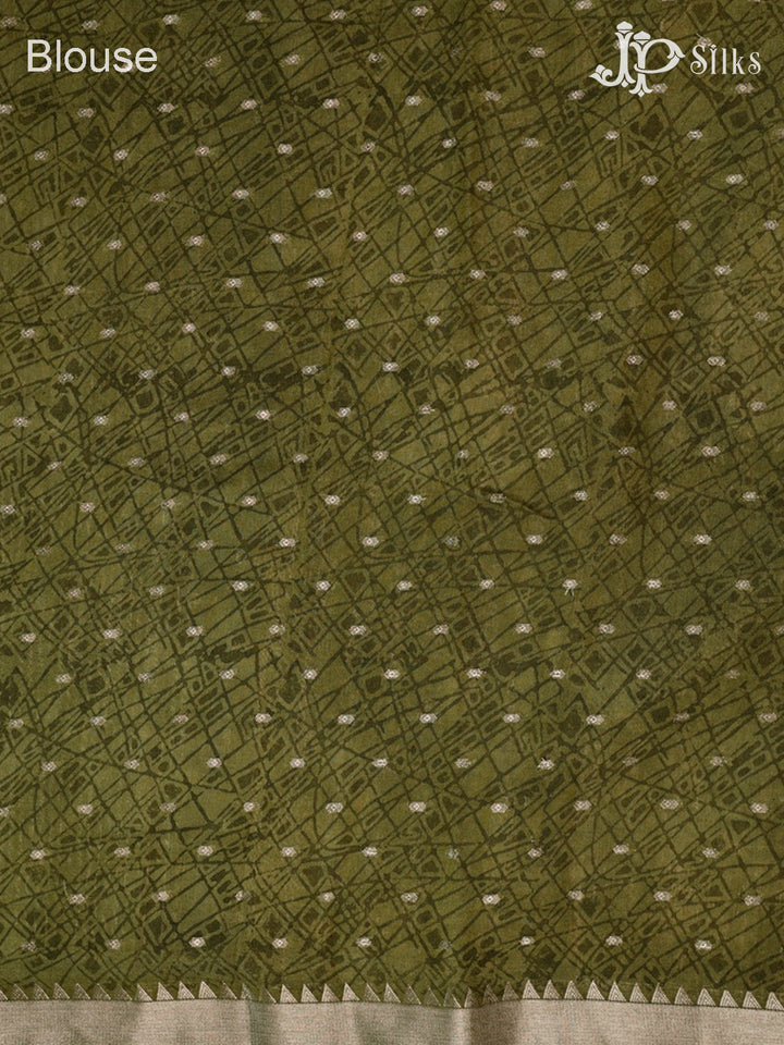Light Green Semi Tussar Saree - G33