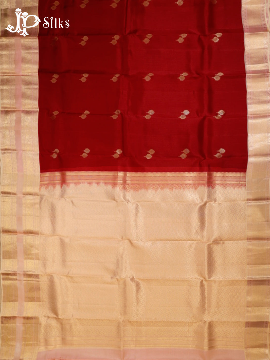 Maroon & Light Pink Pure Silk Mix Saree - H25