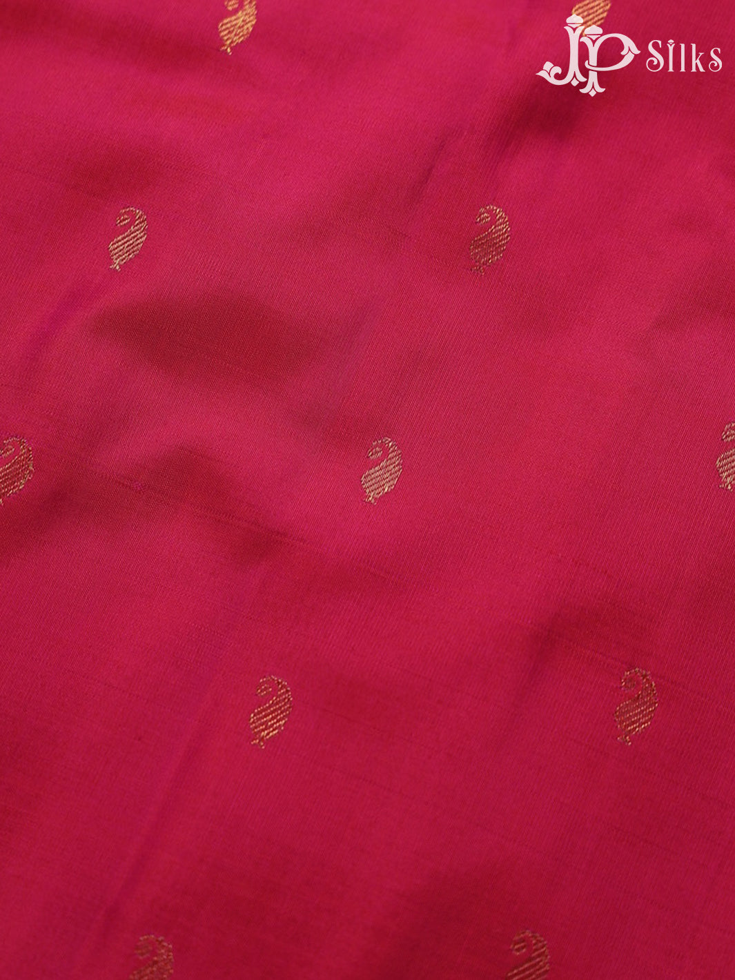 Pink with Sandal Gadwal Silk Saree - A3577 - View 5