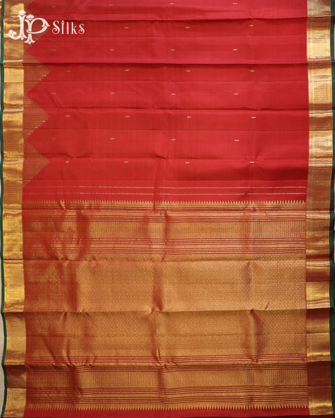 Red Kanchipuram 2G Zari Silk Saree - G867