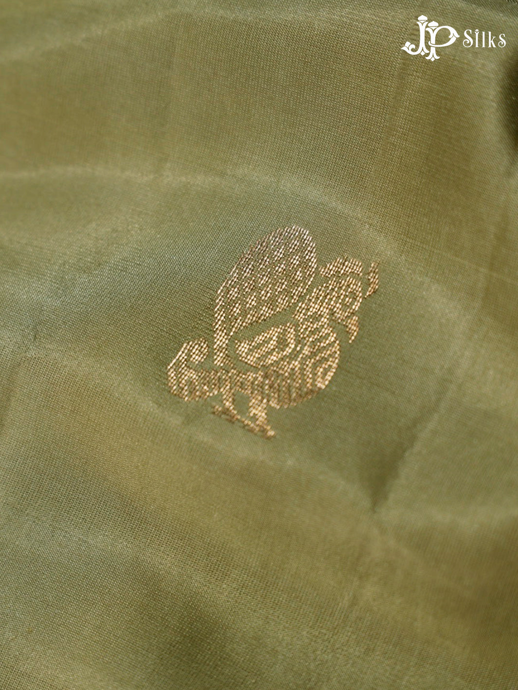Olive Green and Dual shade Orange Pink Soft Silk Saree - F2911