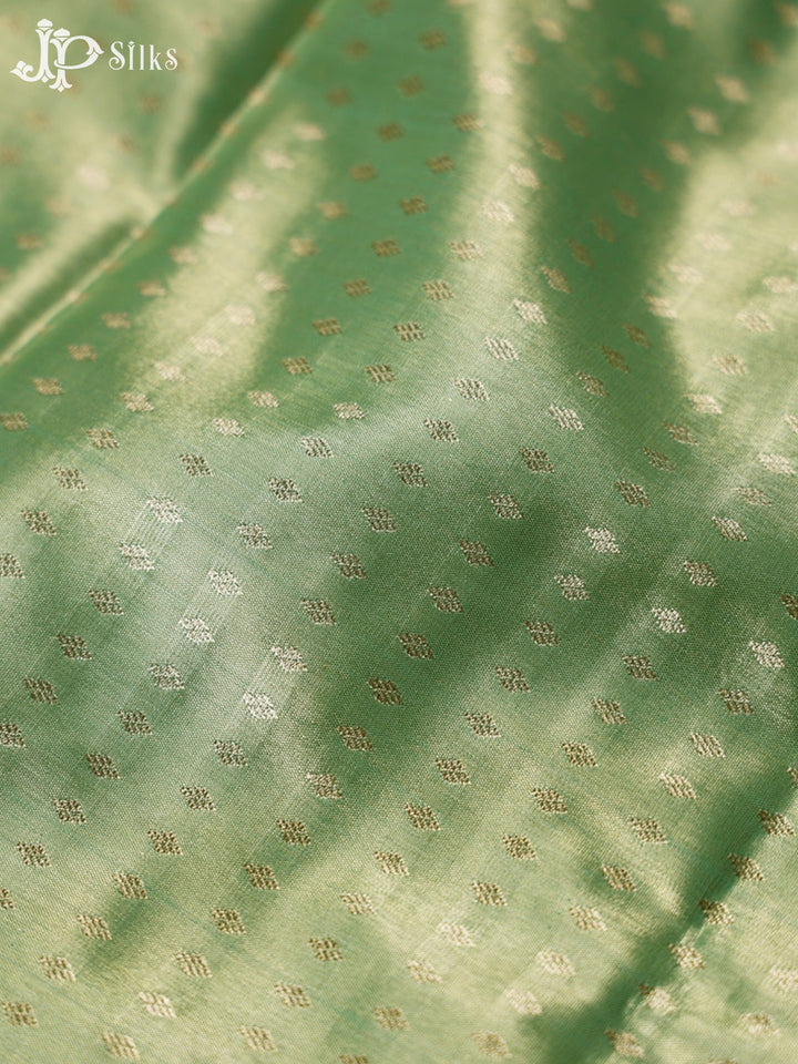 Pista Green And lavender Art Silk Saree - F2997