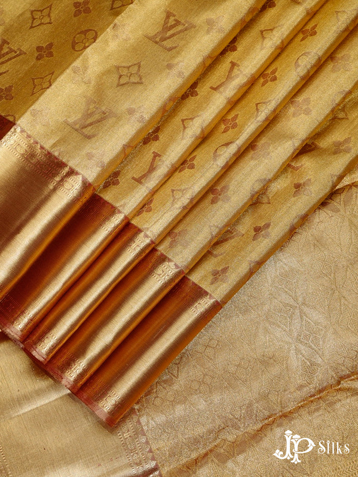 Gold Bridal Kanchipuram Tissue Silk Saree -  G845