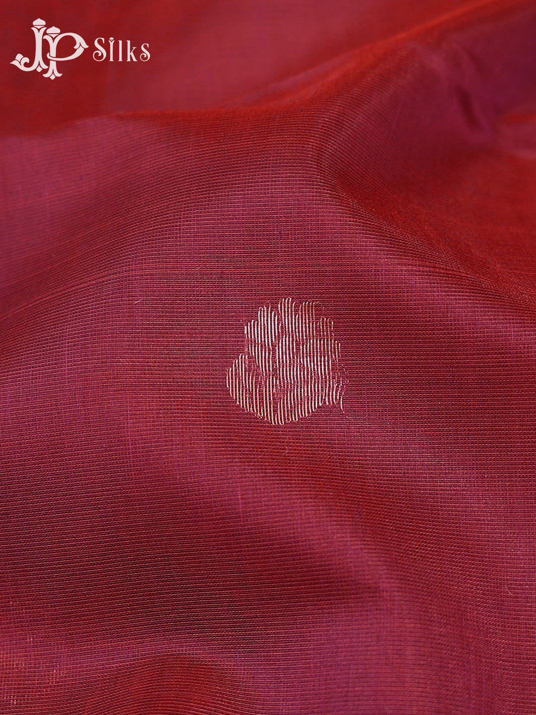 Burgundy and Deep Violet Kora Cotton Saree - G920