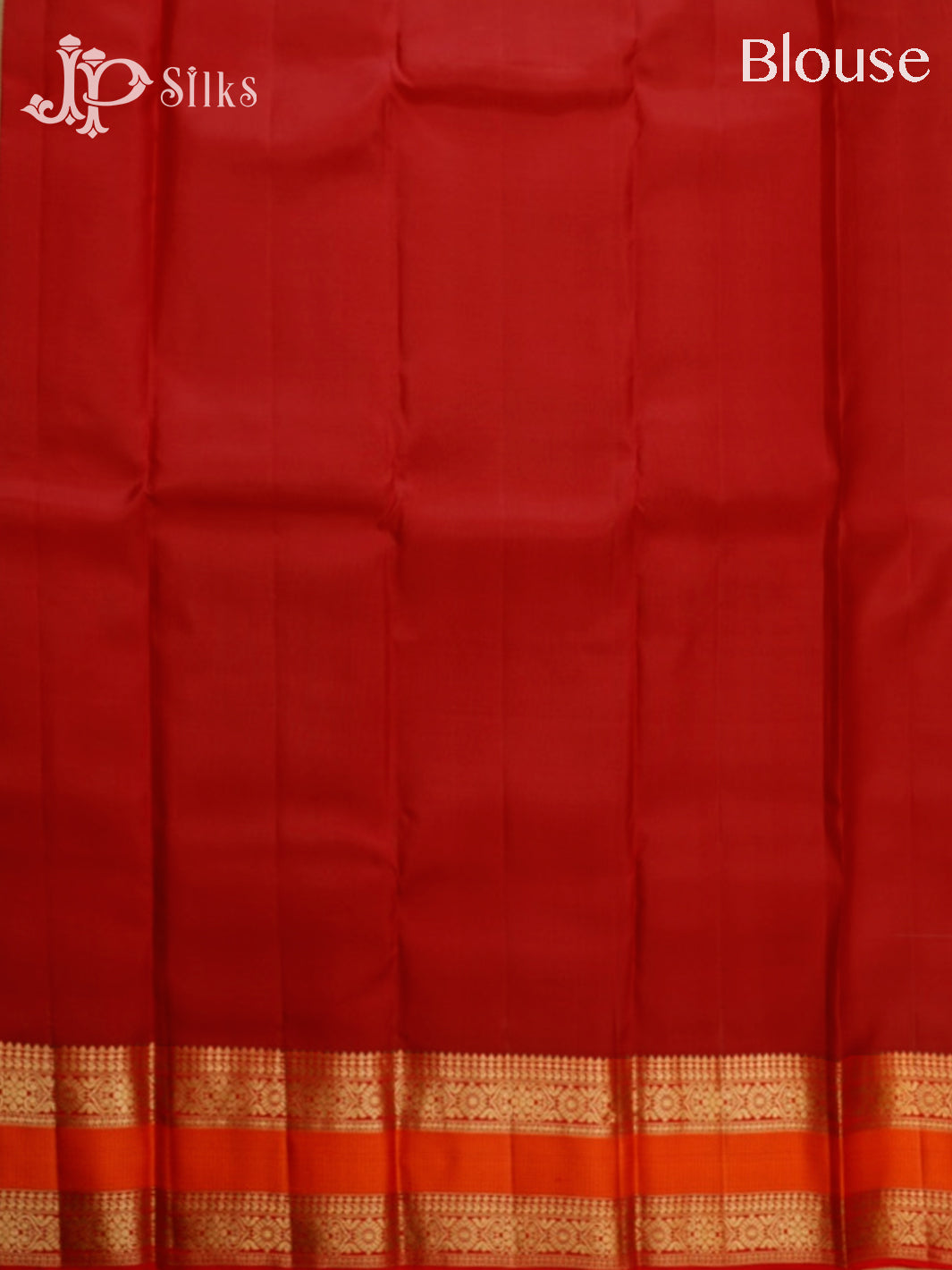 Cream & Red Kanchipuram Silk Saree - H19
