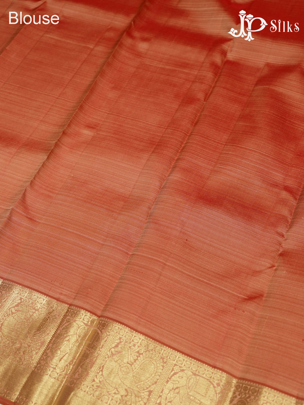 Cream and Onion Pink Kanchipuram Silk Saree - F6