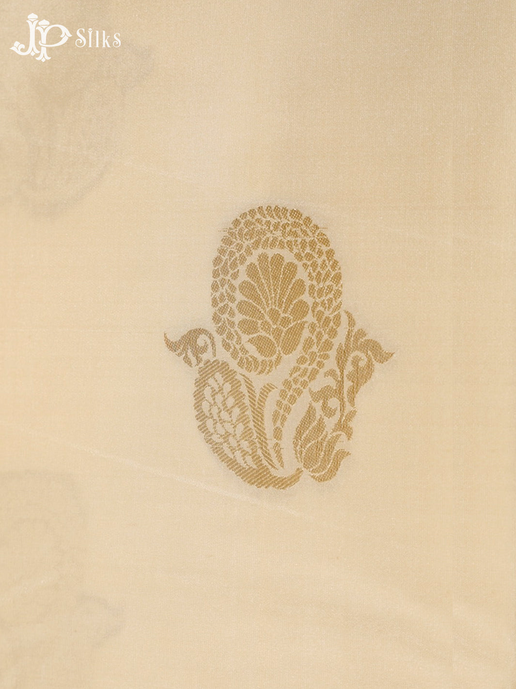 Sandal White and Blue Art Silk Saree - G315